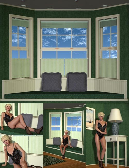 Bay Window Props & Pose Set