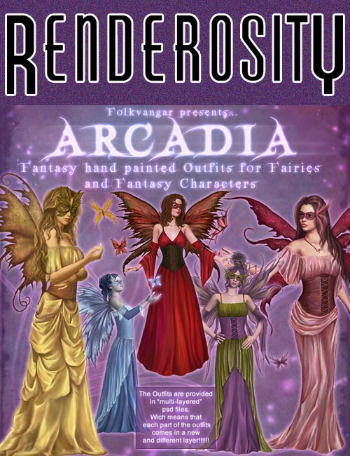 Arcadia - Fantasy Outfits by Folkvangar