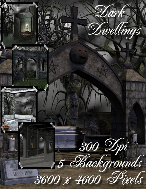 Dark Dwellings Backgrounds