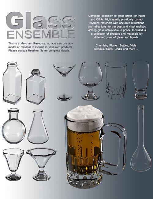 Exnem Glass Ensemble - Props and Materials