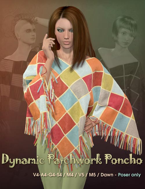 Dynamic Patchwork Poncho