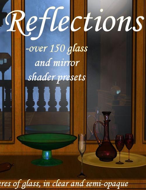 Reflections - Glass and Mirror Shader Preset for Daz Studio