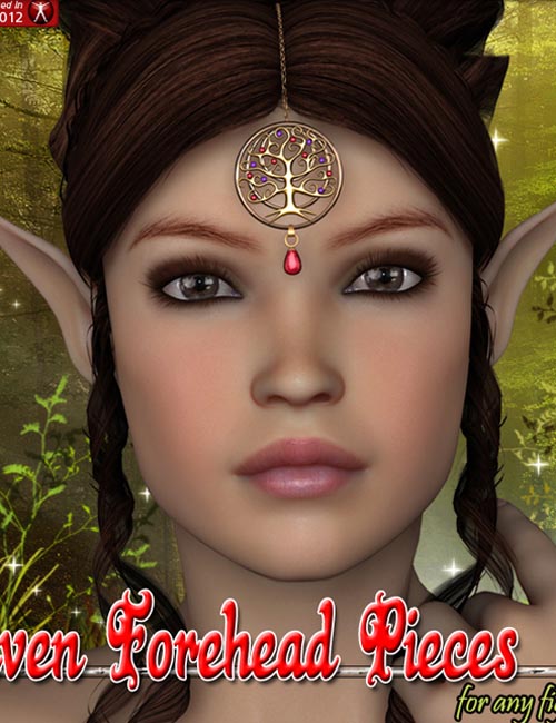 Elven Forehead Pieces For Any Figure