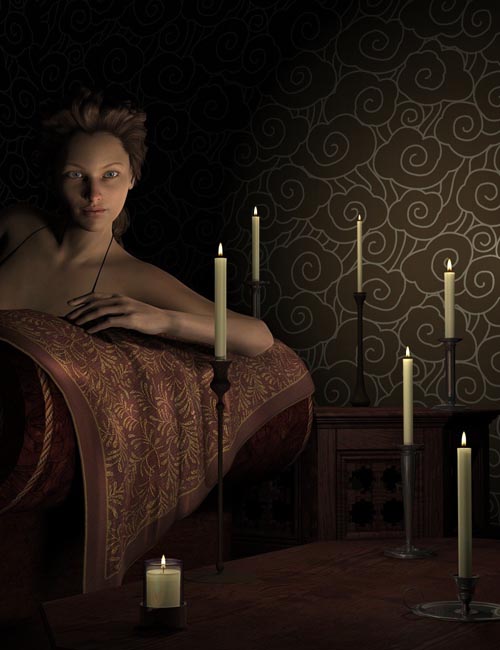 By Candle Light For DAZ Studio