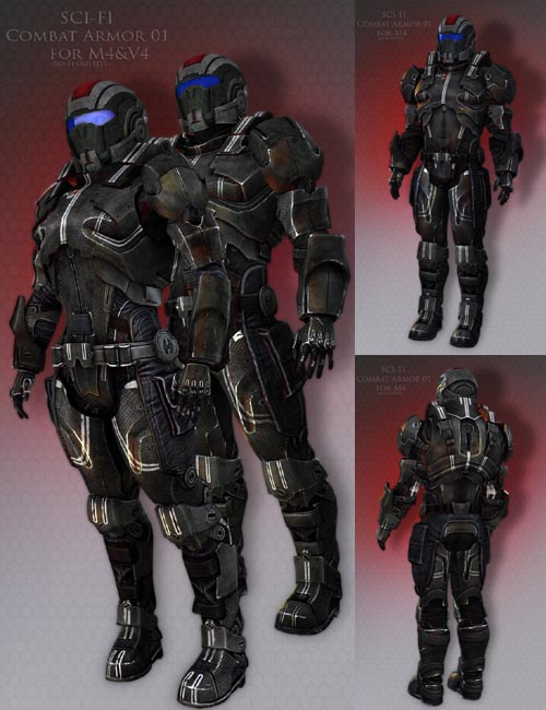 SCI-FI Combat Armor 01