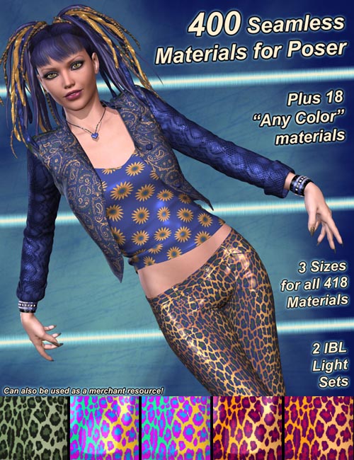 Pd-Color Riot Poser Materials