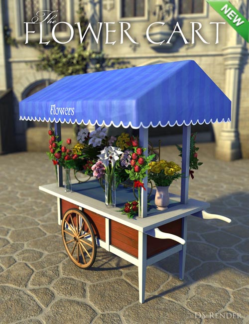 Flower Cart [ Iray UPDATE ]