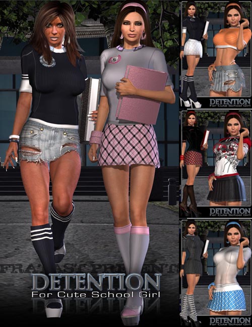 Detention For Cute School Girl Daz3d And Poses Stuffs Download Free Discussion About 3d Design 0723