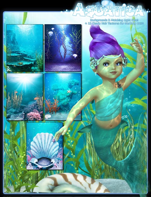Aquatica: Backgrounds & Lights!