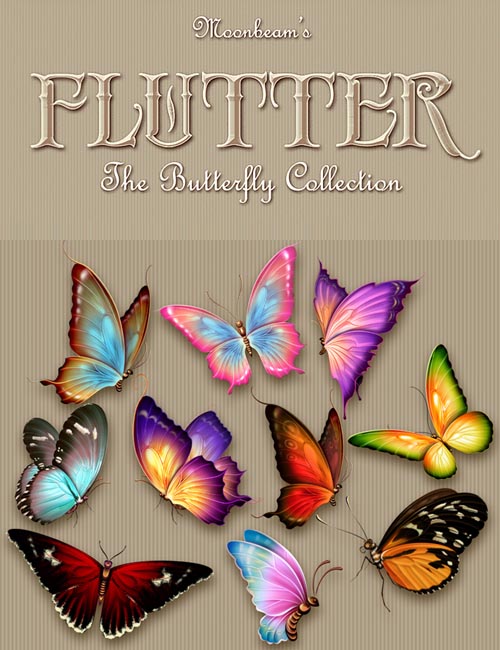 Moonbeams Flutter:The Butterfly Collection
