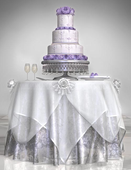 GCD Wedding Cake & Table Set