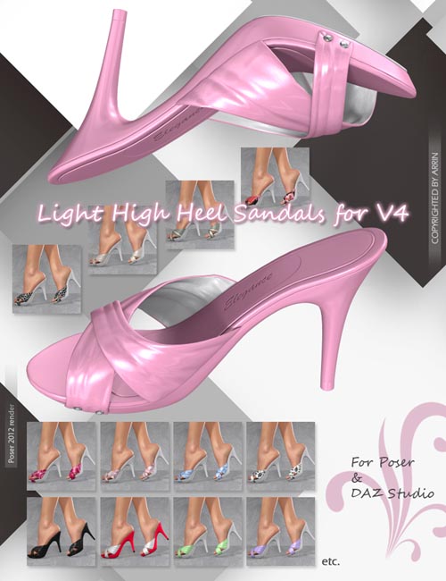 Light High Heel Sandals