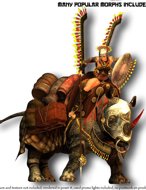 Rhino Rider - Victoria the Warrior