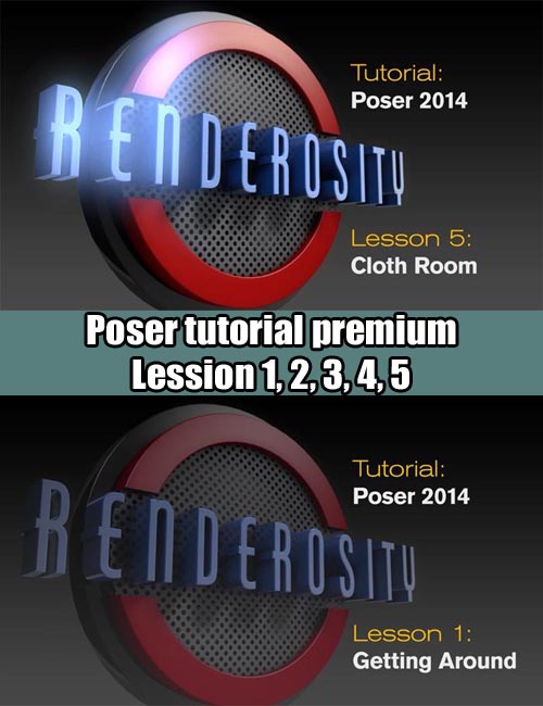 Poser tutorial premium from Renderosity