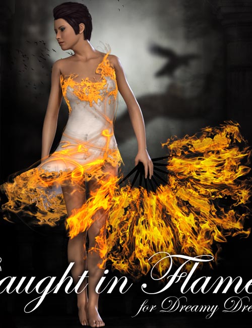 Caught in Flames for Dreamy Dress