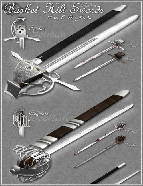 Merlins Basket-Hilt Swords