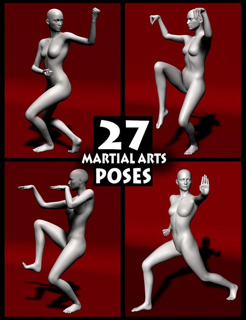 Martial Arts Poses Volume #2-Genesis 2 Female