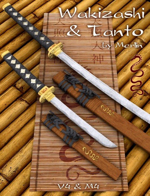 Wakizashi and Tanto by Merlin