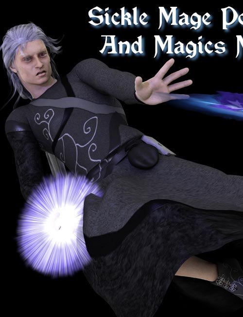 Sickle Mage Poses And Magic Pack