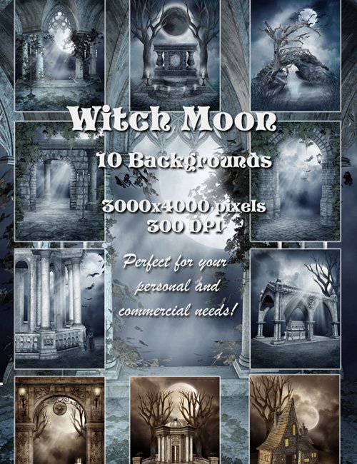 Witch Moon Backgrounds
