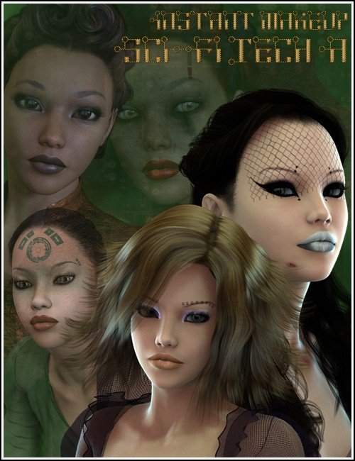 Instant Makeup SciFi Tech A