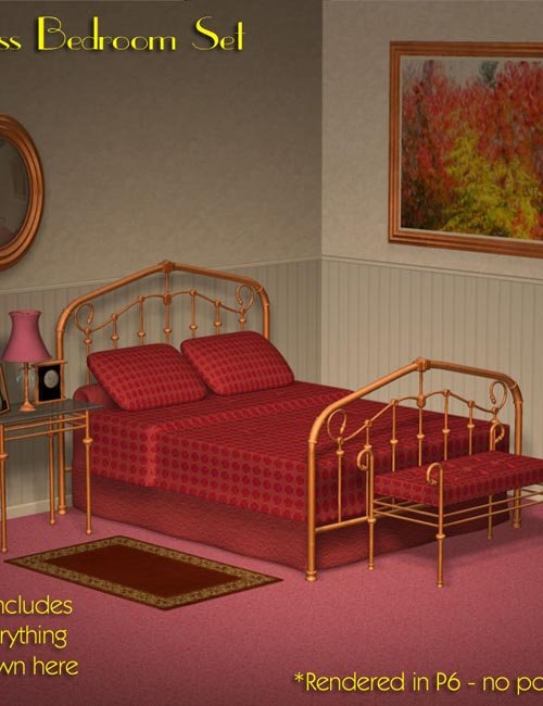 Brass Bedroom Set