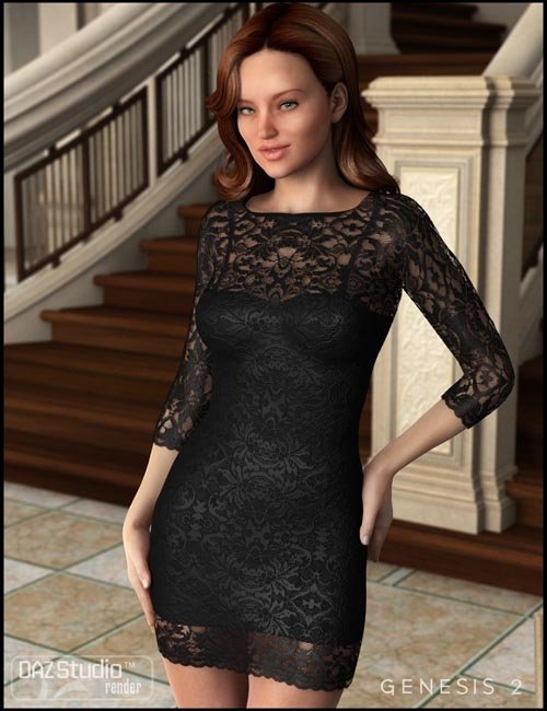 Classy Classic Dress for Genesis 2 Female(s)