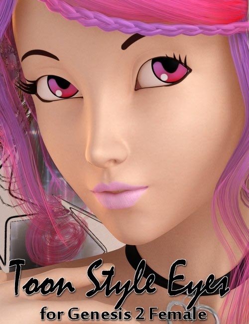 DG Toon Style Eyes for Genesis 2 Female(s)