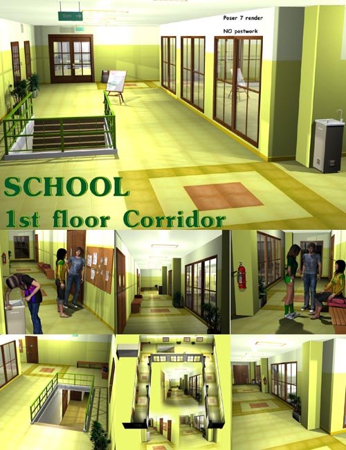 SCHOOL 1st floor Corridor