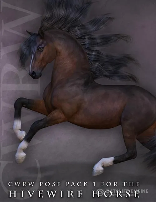 CWRW Pose Pack 1 for the HiveWire Horse (updated)