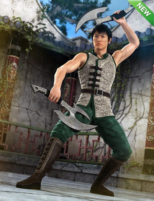 Jade Renegade Outfit for Genesis 2 Male(s)