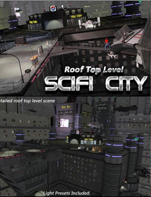 SciFi City Roof Top Level