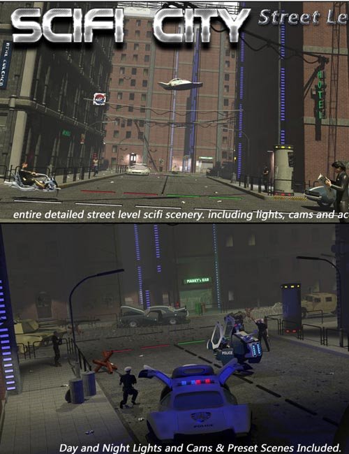 SciFi City Street Level