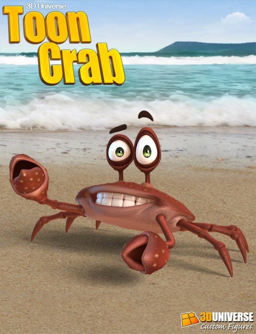 3D Universe Toon Crab