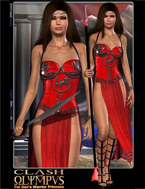 Clash Of Olympus For Daz S Warrior Princess Daz3d And Poses Stuffs Download Free Discussion