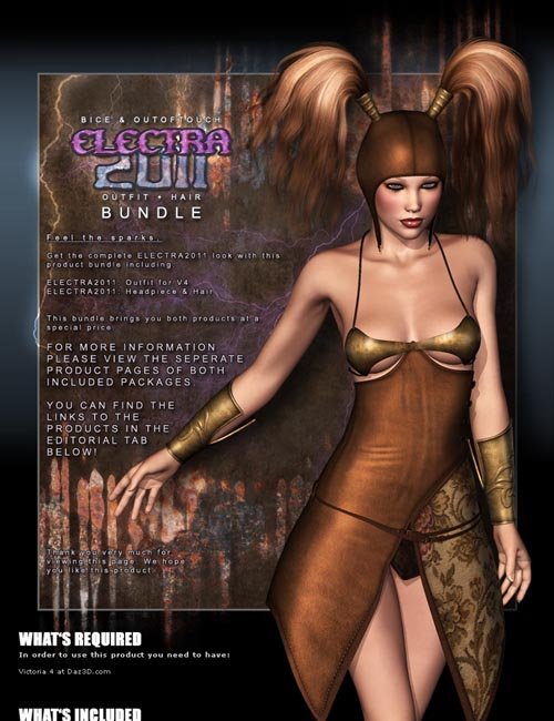 ELECTRA2011 Outfit & Hair BUNDLE