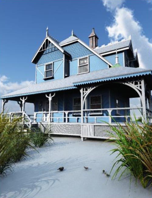 Seashore House Daz3D And Poses Stuffs Download Free Discussion About 3D Design