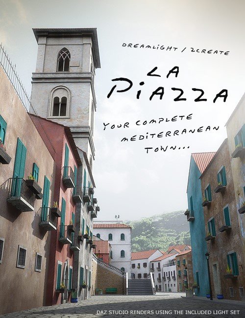 La Piazza Realistic Mediterranean Town