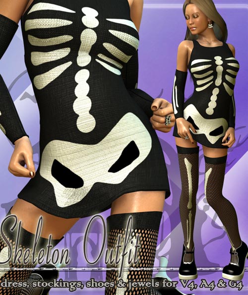 Skeleton Outfit For V4/A4/G4