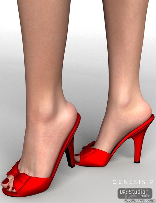 Boudoir Heels for Genesis 2 Female(s)