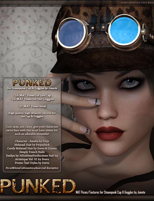 Punked for Steampunk Cap & Goggles