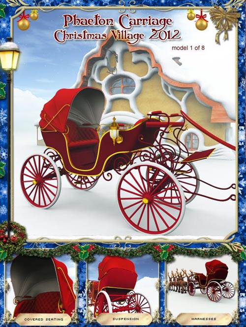 Phaeton Christmas Carriage