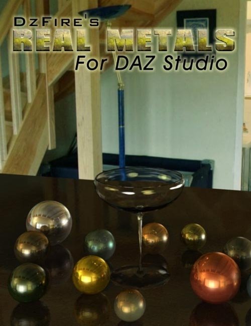 [Update] Real Metals for DAZ Studio
