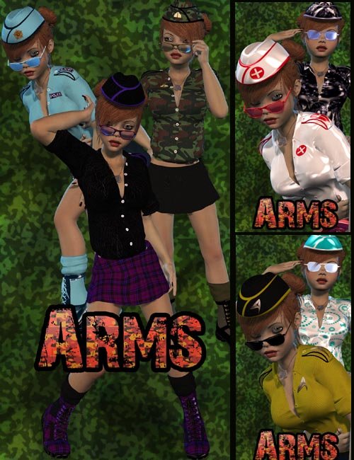 Arms for Girl 4 Army Pinup