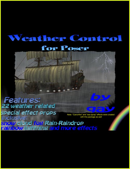 Weather Control for Poser
