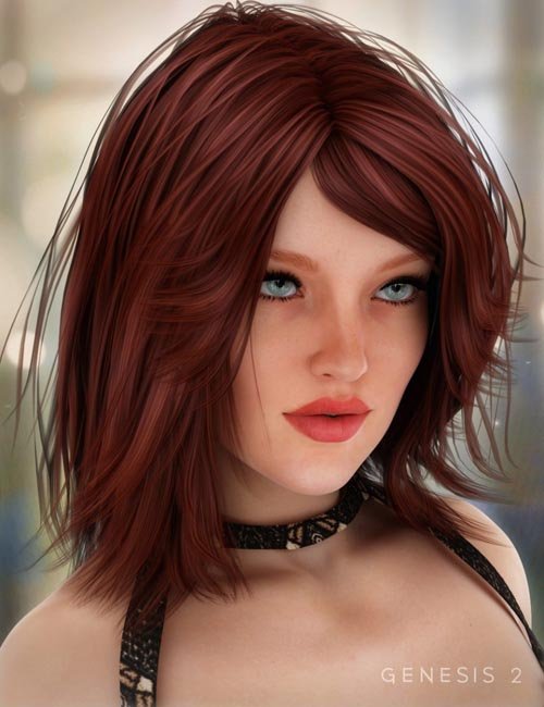 Fiora Hair for Genesis 2 Females and Victoria 4