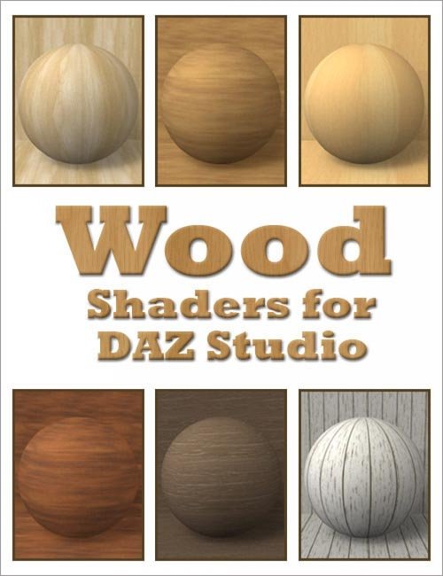 Wood Shaders for DAZ Studio [ iray update ]