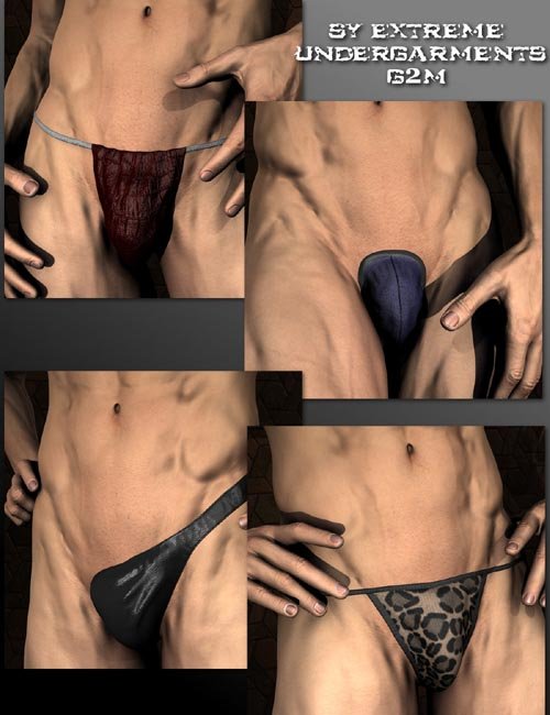 SY Extreme Undergarments For Genesis 2 Male