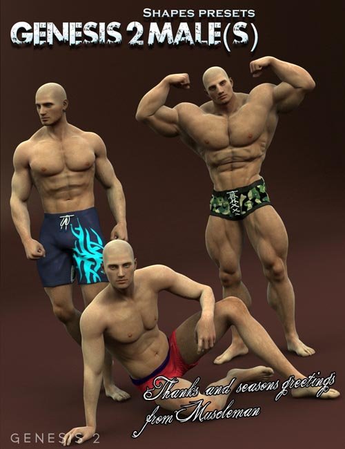 Shape Presets for Genesis 2 Male(s)