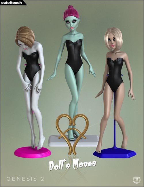 Fiends Forever Doll's Stands and Poses